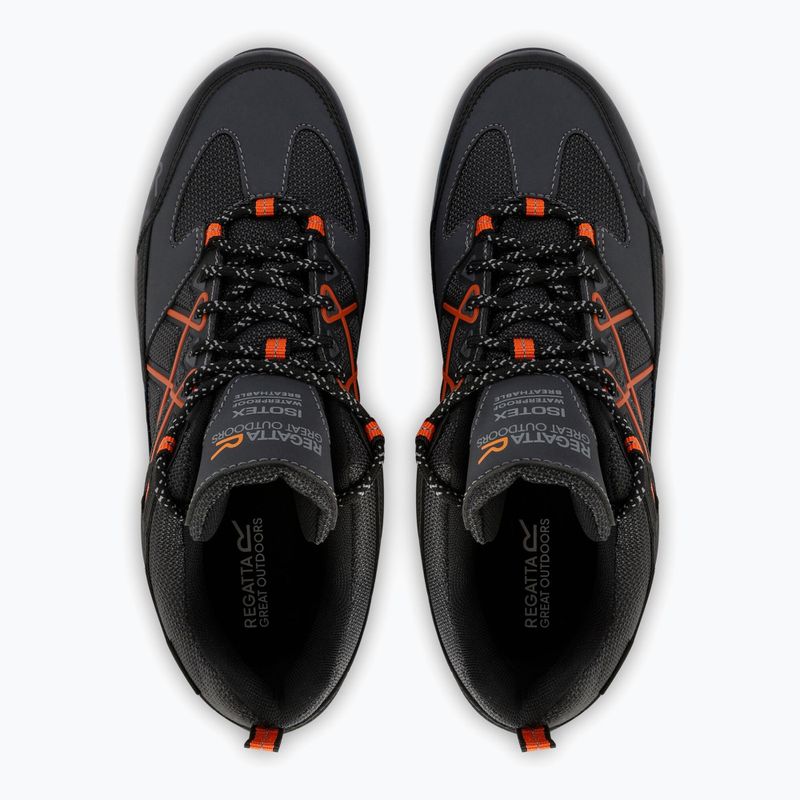 Buty trekkingowe męskie REGATTA Samaris III Low granite/blaze orange 11