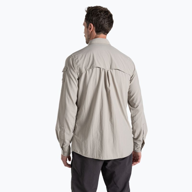 Koszula męska Craghoppers NosiLife Adventure Long Sleeved Shirt III parchment 3