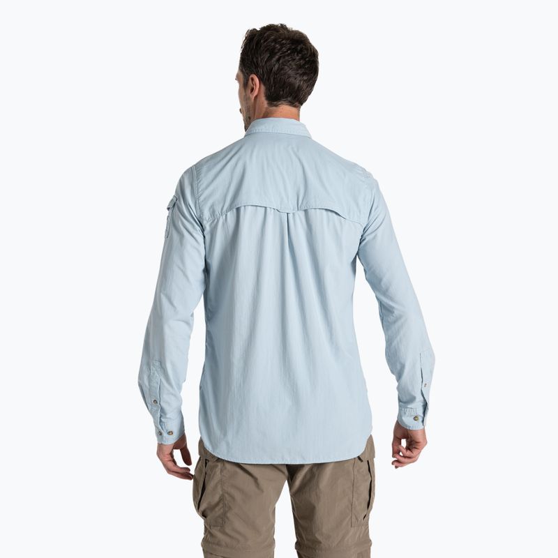Koszula męska Craghoppers NosiLife Adventure Long Sleeved Shirt III niagara blue 3