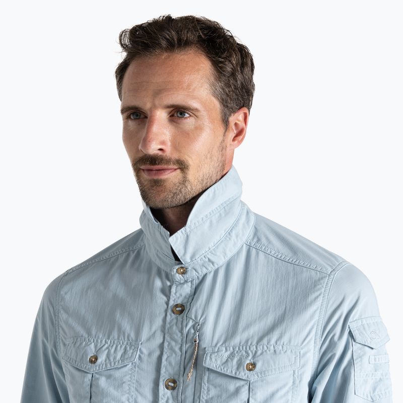 Koszula męska Craghoppers NosiLife Adventure Long Sleeved Shirt III niagara blue 4