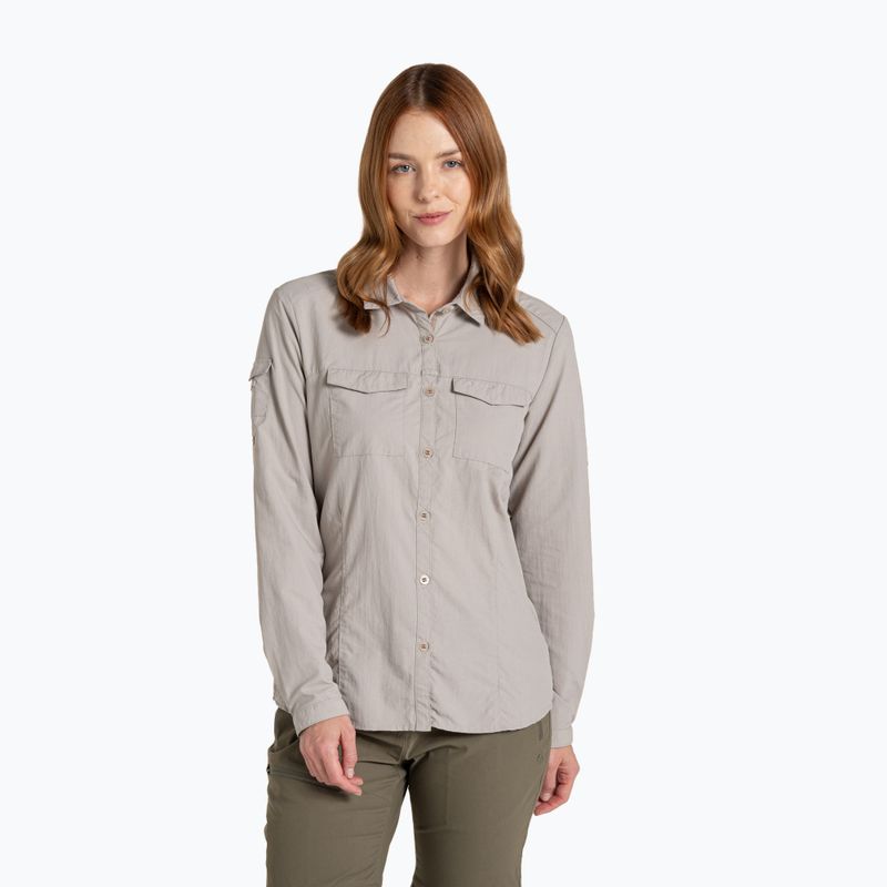 Koszula damska Craghoppers NosiLife Adventure Long Sleeved Shirt III soft mushroom