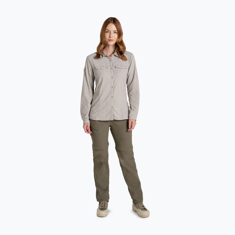 Koszula damska Craghoppers NosiLife Adventure Long Sleeved Shirt III soft mushroom 2