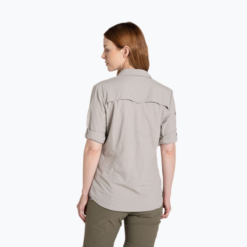 Koszula damska Craghoppers NosiLife Adventure Long Sleeved Shirt III soft mushroom 4