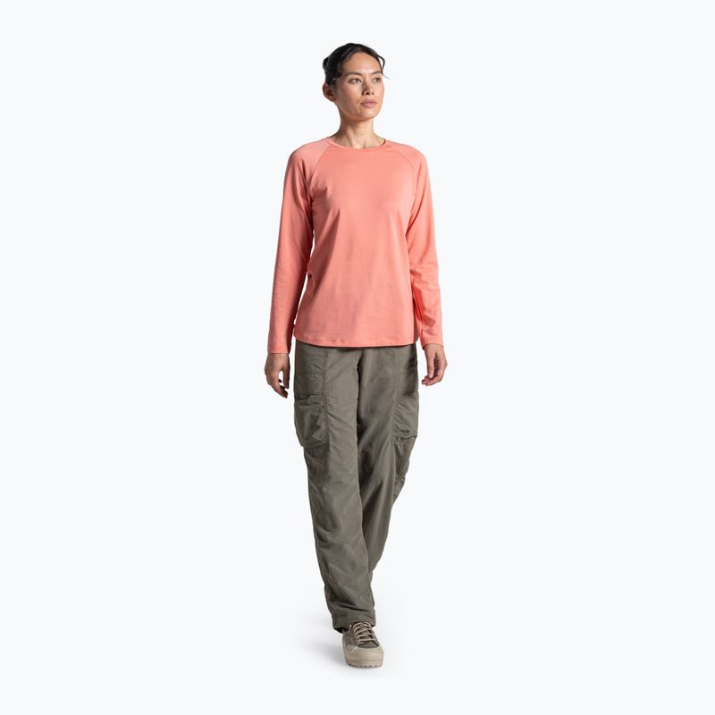 Longsleeve trekkingowy damski Craghoppers NosiLife Nour Long Sleeved spiced apricot 2