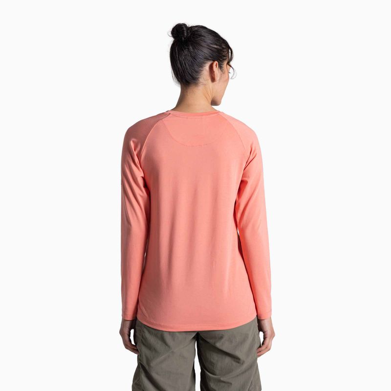 Longsleeve trekkingowy damski Craghoppers NosiLife Nour Long Sleeved spiced apricot 3