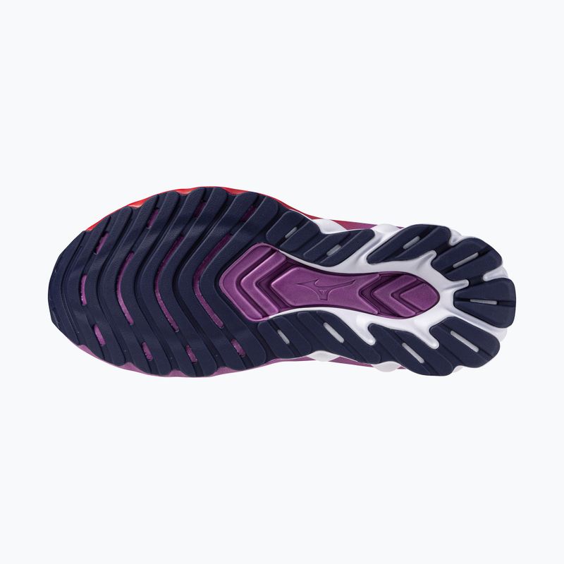 Buty do biegania damskie Mizuno Wave Skyrise 7 rhodonite/white/tomato puree 11
