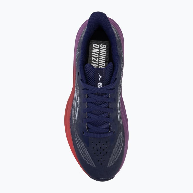 Buty do biegania damskie Mizuno Wave Skyrise 7 rhodonite/white/tomato puree 5