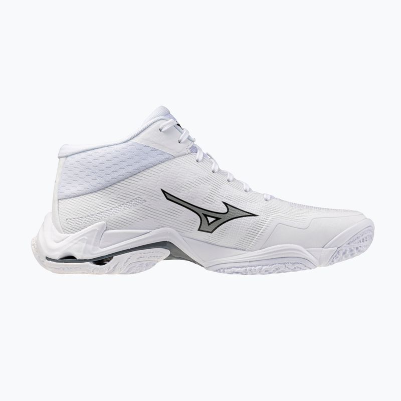 Buty do siatkówki Mizuno Wave Lightning Elite Mid White/Ultimate Gray/Black 2