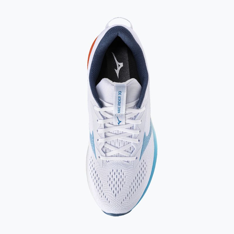 Buty do biegania męskie Mizuno Wave Rider 30 white/blue jewel/orange 12