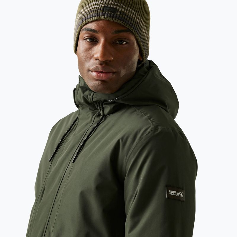 Kurtka przeciwdeszczowa męska REGATTA Sterlings dark khaki/black 5