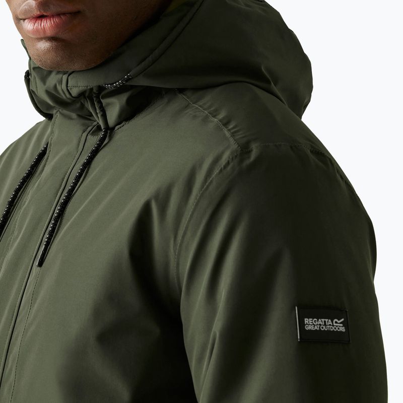 Kurtka przeciwdeszczowa męska REGATTA Sterlings dark khaki/black 6