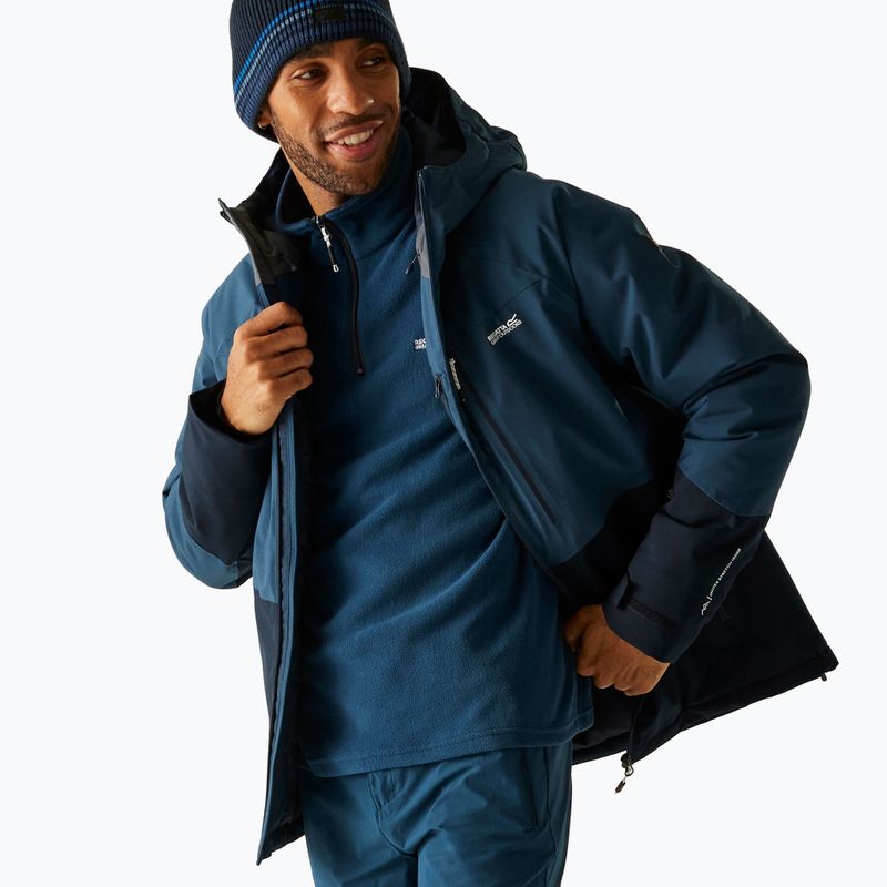 Kurtka przeciwdeszczowa męska REGATTA Highton Stretch Padded moonlight denim/navy 4