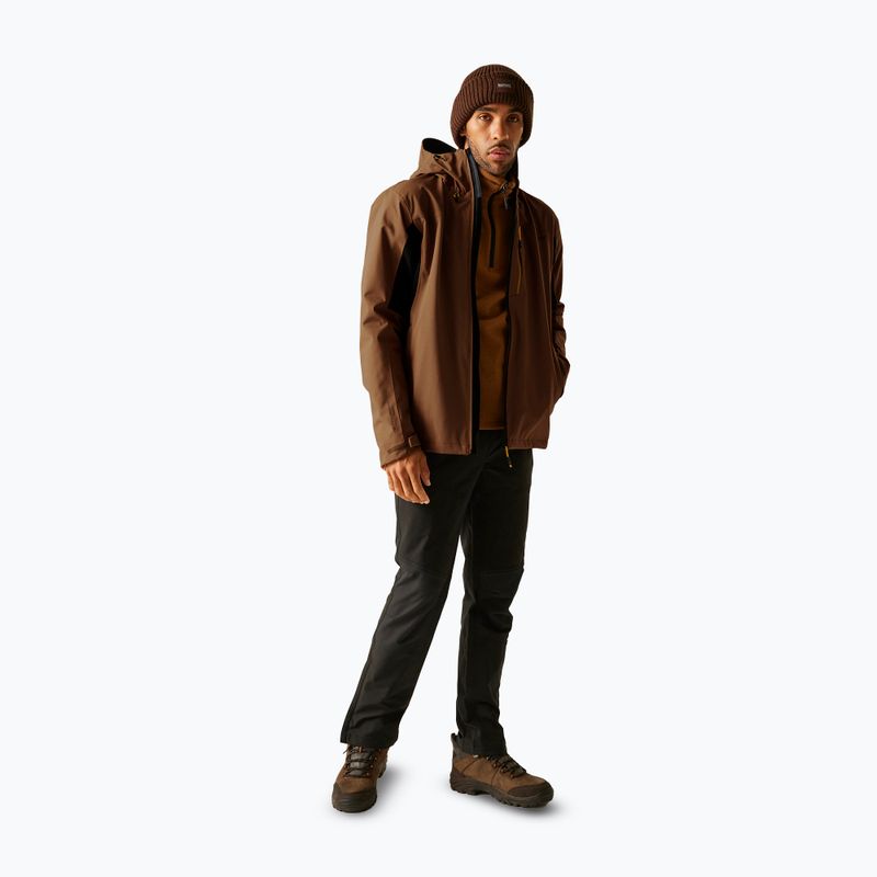 Kurtka softshell męska REGATTA Birchdale II nut brown/black 2