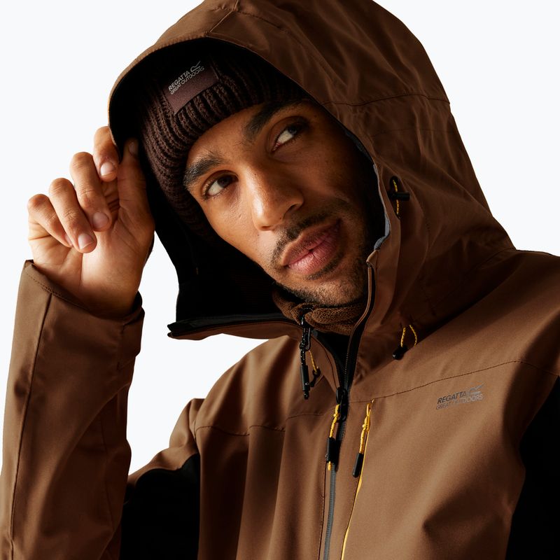 Kurtka softshell męska REGATTA Birchdale II nut brown/black 6