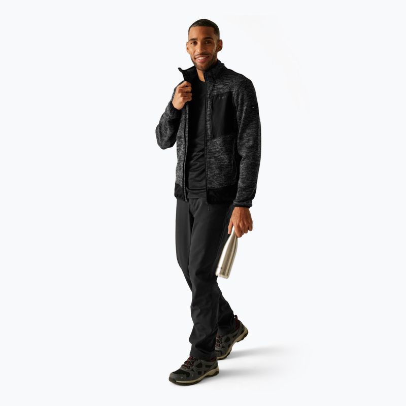 Bluza męska REGATTA Baslinn ash marl/black 2
