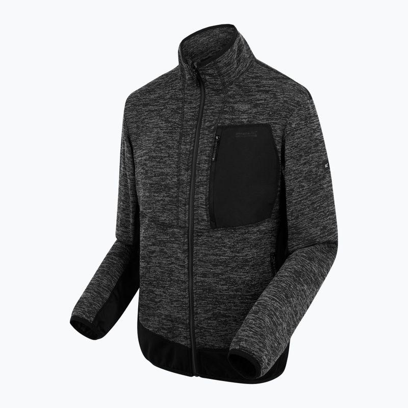 Bluza męska REGATTA Baslinn ash marl/black 7