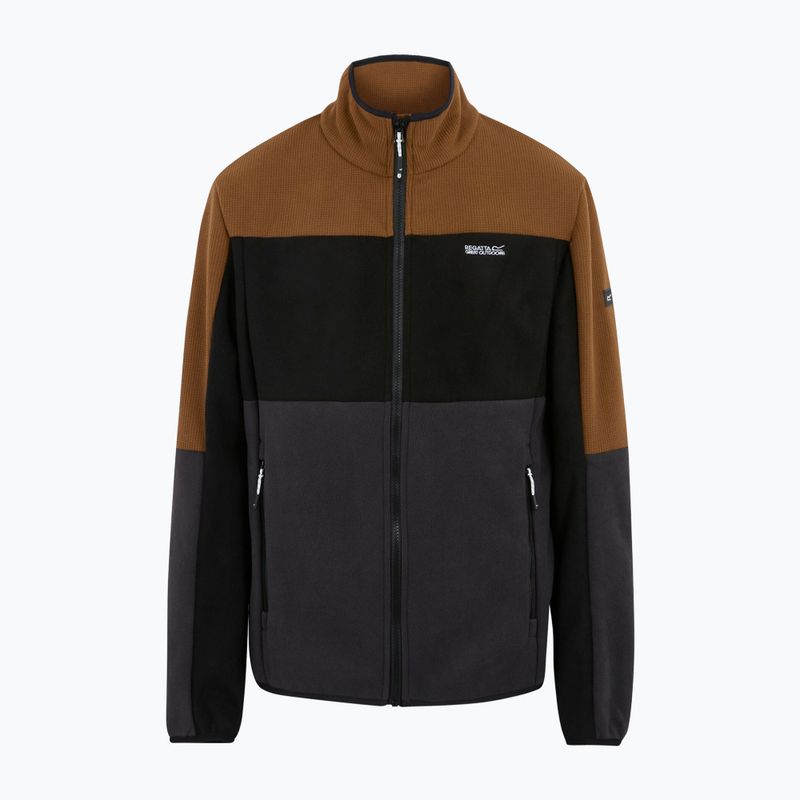 Bluza polarowa męska REGATTA Ormont nut brown/black/ash 5