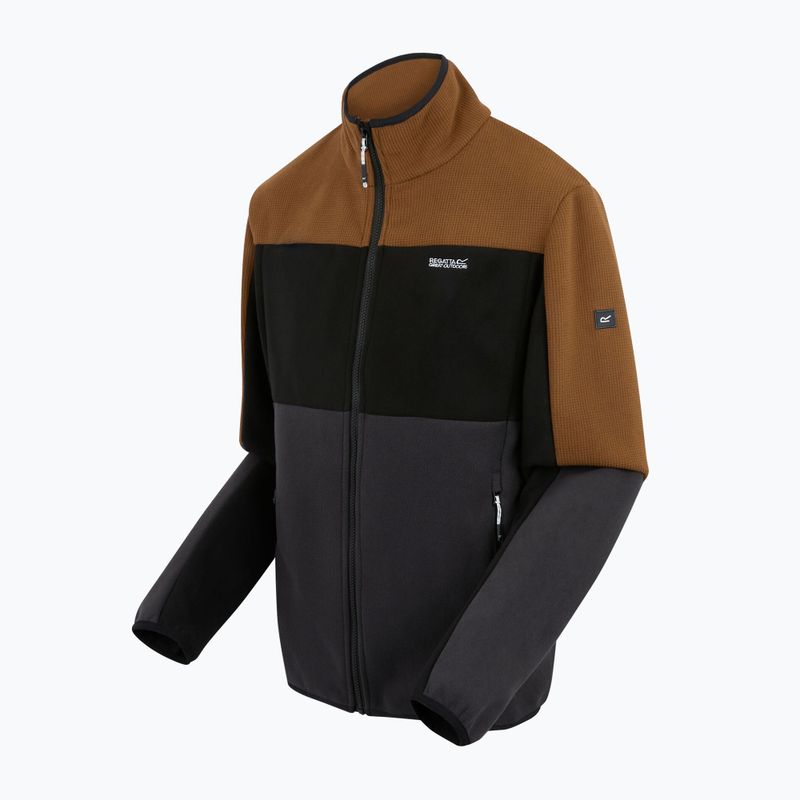 Bluza polarowa męska REGATTA Ormont nut brown/black/ash 7