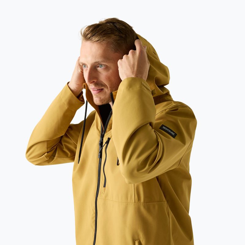 Kurtka przeciwdeszczowa męska REGATTA Waterproof Shell Frankie wood brown 5
