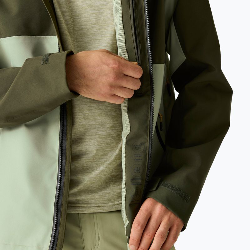 Kurtka przeciwdeszczowa męska REGATTA Waterproof Shell Bosfield light sage/dark khaki 7