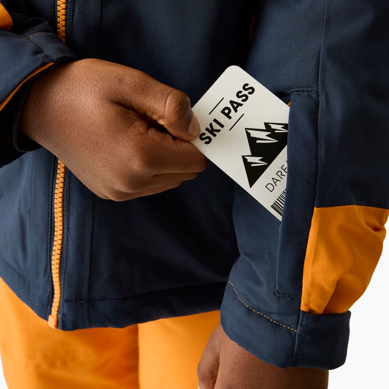 Kurtka narciarska dziecięca Dare 2b Rip It Jacket navy/electric orange 8