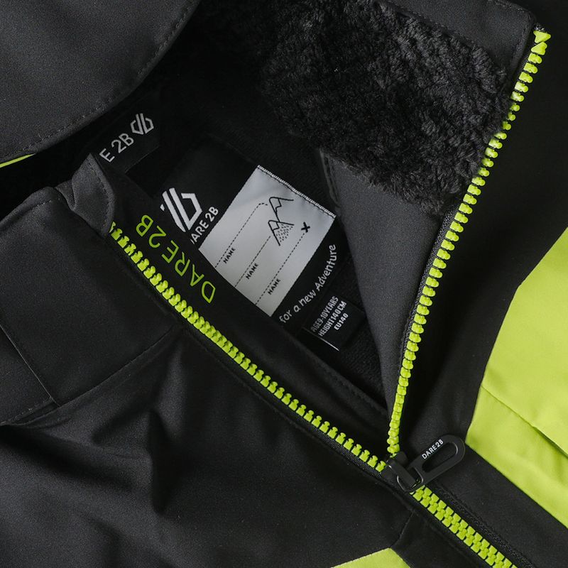 Kurtka narciarska dziecięca Dare 2b Rip It Jacket black/wild lime 13