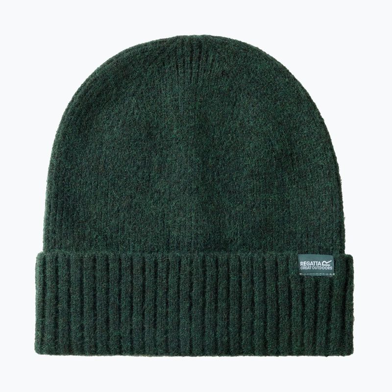 Czapka zimowa damska REGATTA Ribbed Basic deep pine