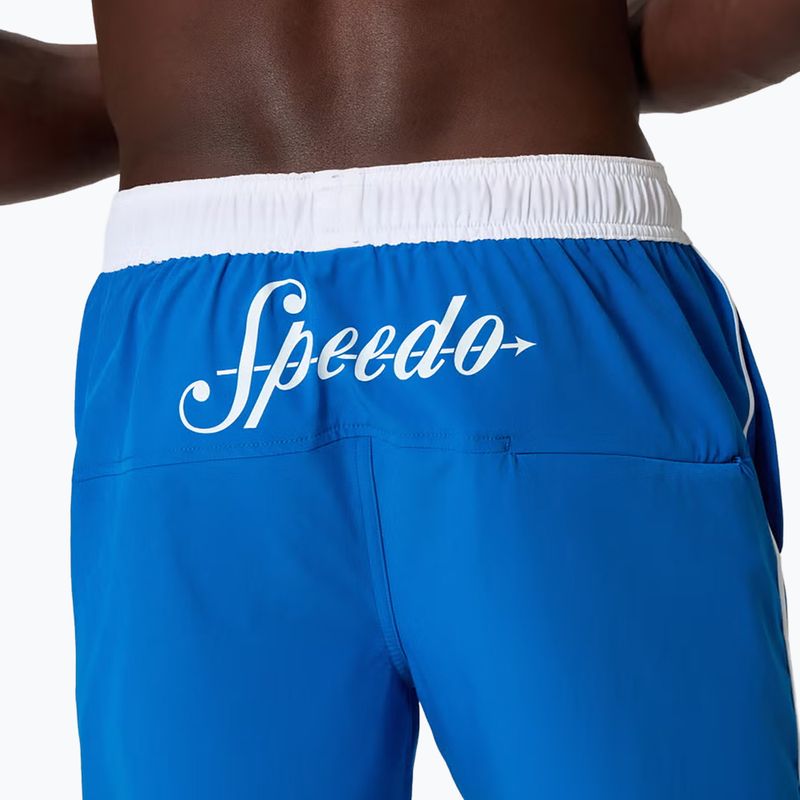 Szorty kąpielowe męskie Speedo Jetstream Retro Logo Volley 16" 8-005082002 turkish sea 6