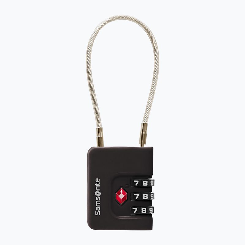 Kłódka Samsonite Cablelock 3 Dial TSA black