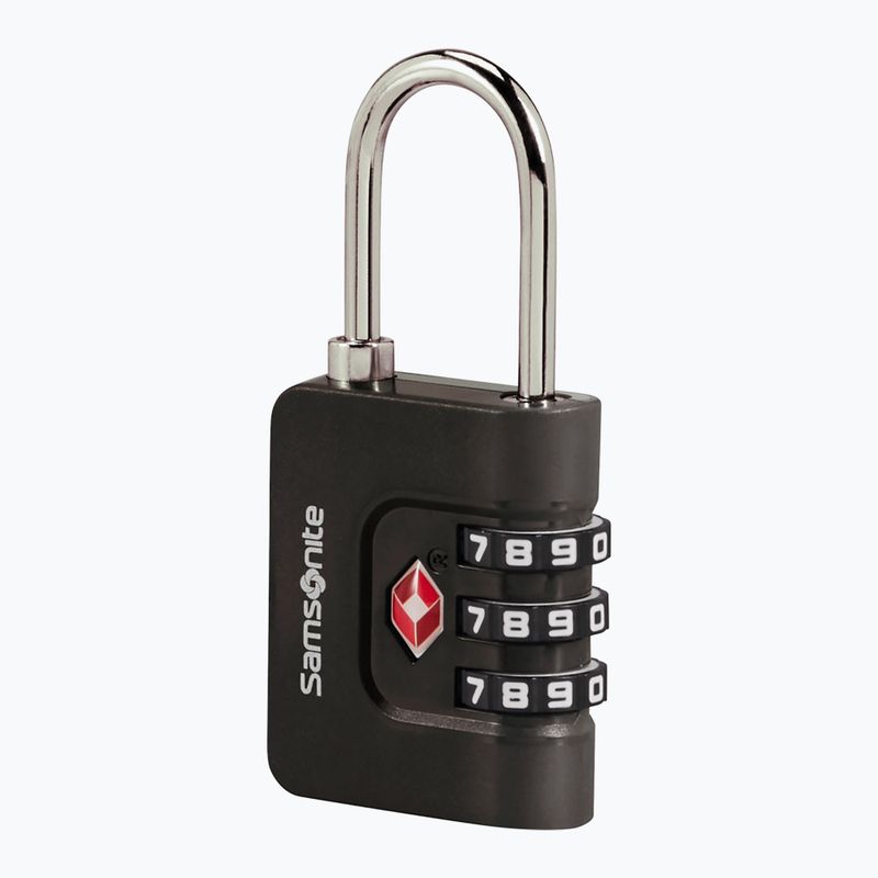 Kłódka Samsonite Combiblock 3 Dial TSA black 2