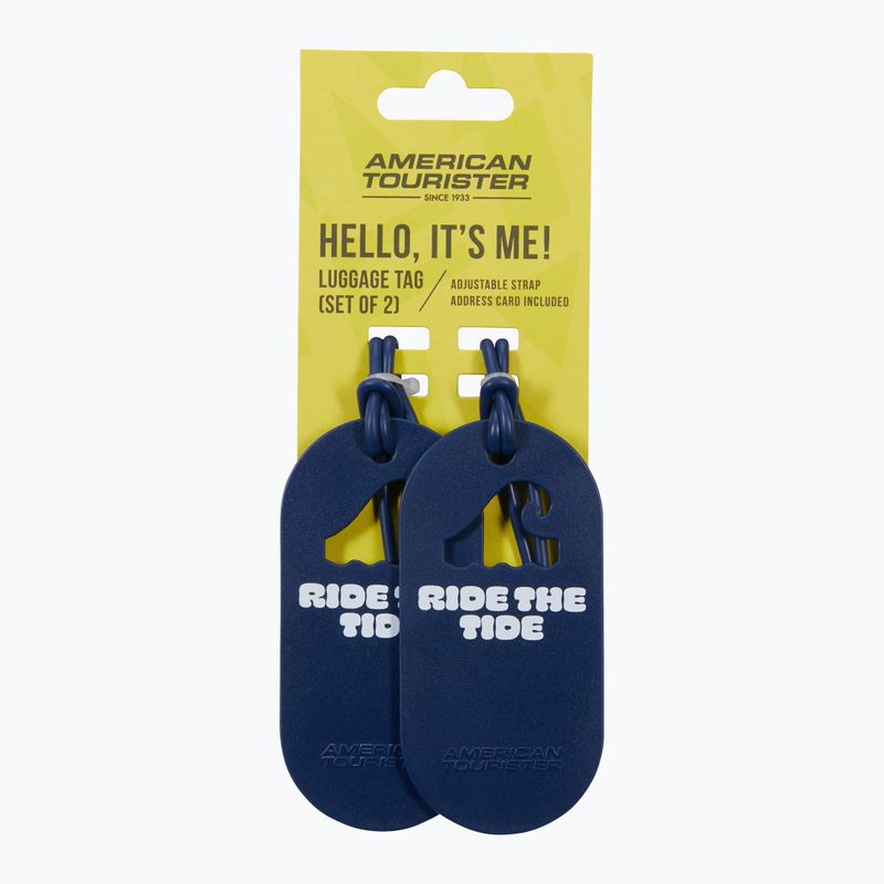 Zawieszka do bagażu American Tourister Luggage Tag Fun 2 szt. ride the tide 4