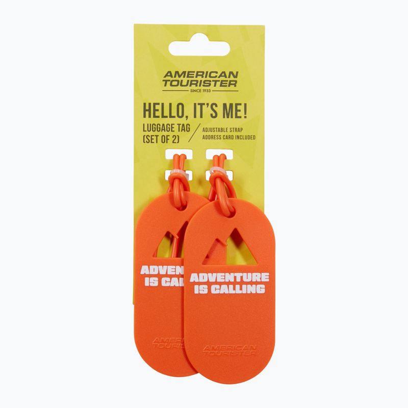 Zawieszka do bagażu American Tourister Luggage Tag Fun 2 szt. adventure is calling 4