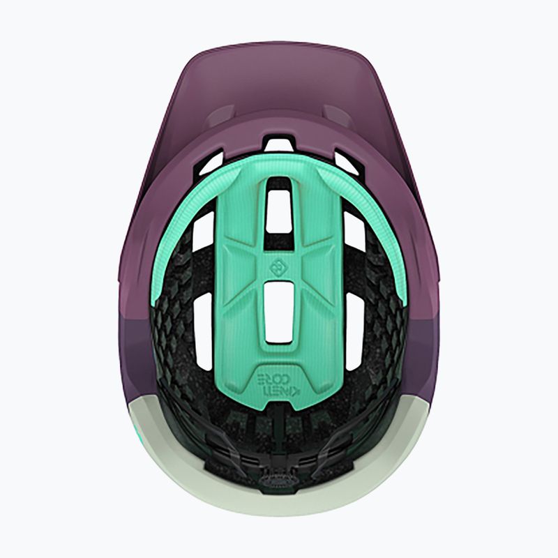 Kask rowerowy Lazer Coyote KinetiCore matte bordeaux 6