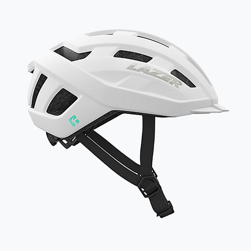 Kask rowerowy Lazer Codax KinetiCore + net matte full white