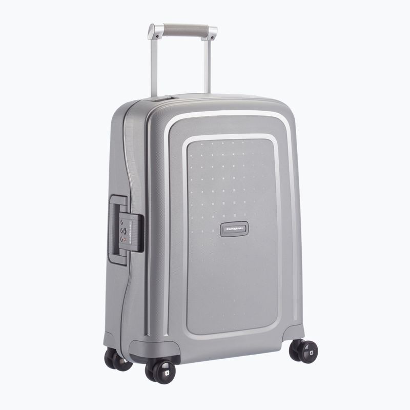 Walizka podróżna Samsonite S'cure Spinner 34 l silver 2