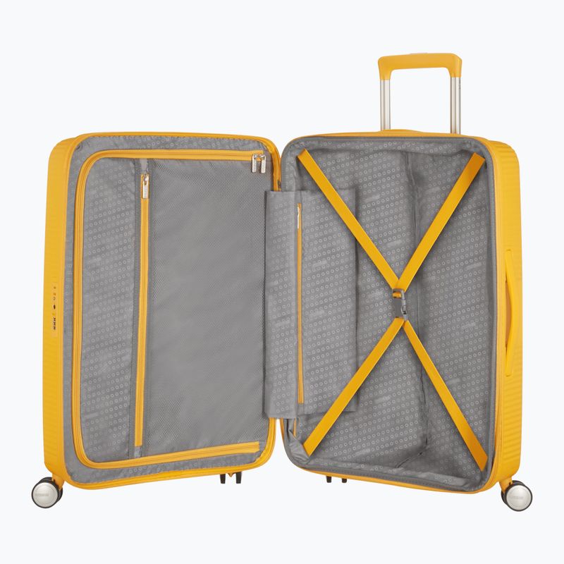 Walizka podróżna American Tourister Soundbox 81 l golden yellow 4