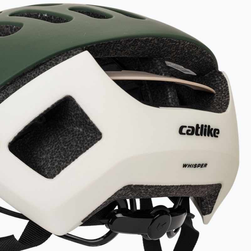 Kask rowerowy MTB Catlike Whisper II green forest/white matte 7