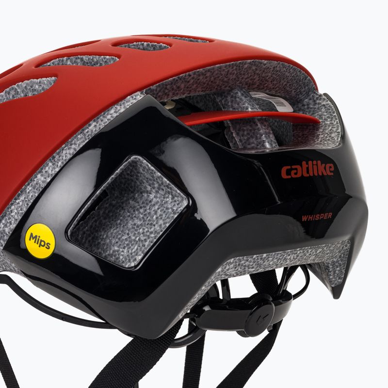 Kask rowerowy MTB Catlike Whisper II red matte/black gloss 7