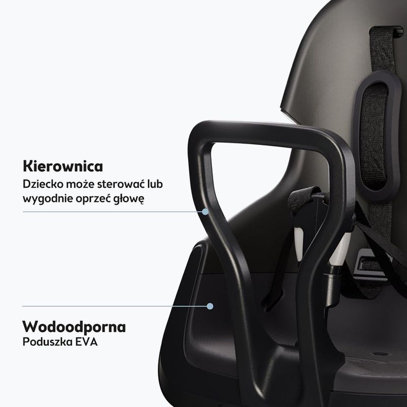 Fotelik rowerowy bobike Exclusive Mini Evolve urban black 8