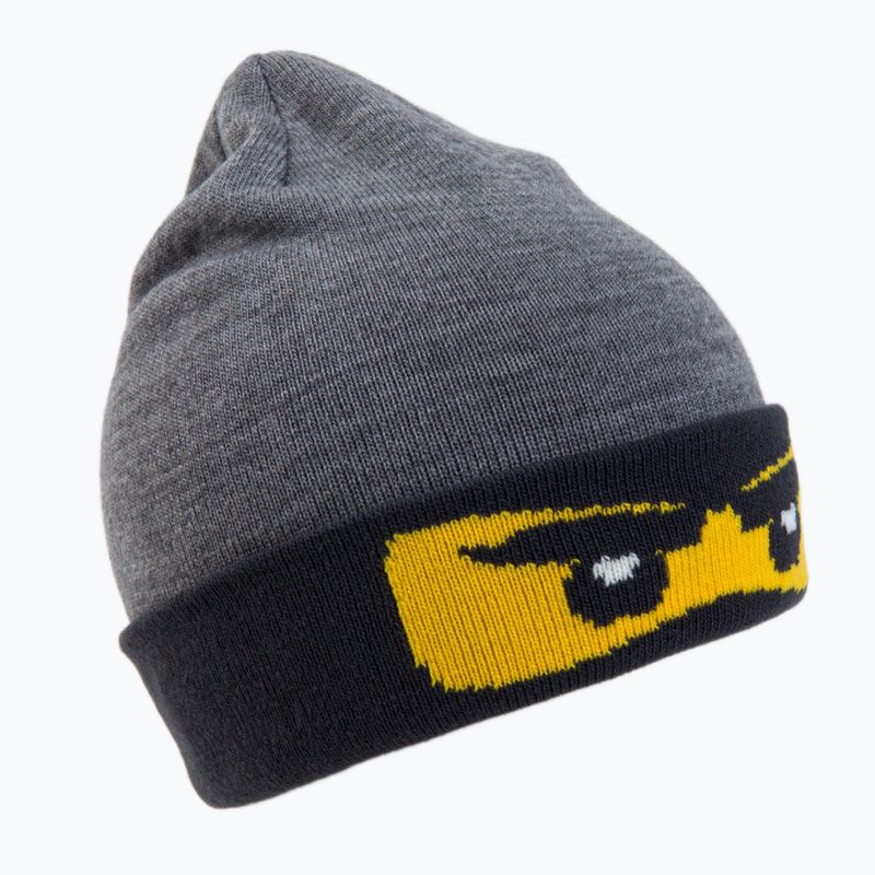 Czapka zimowa dziecięca LEGO Lwantony 710 grey melange 2