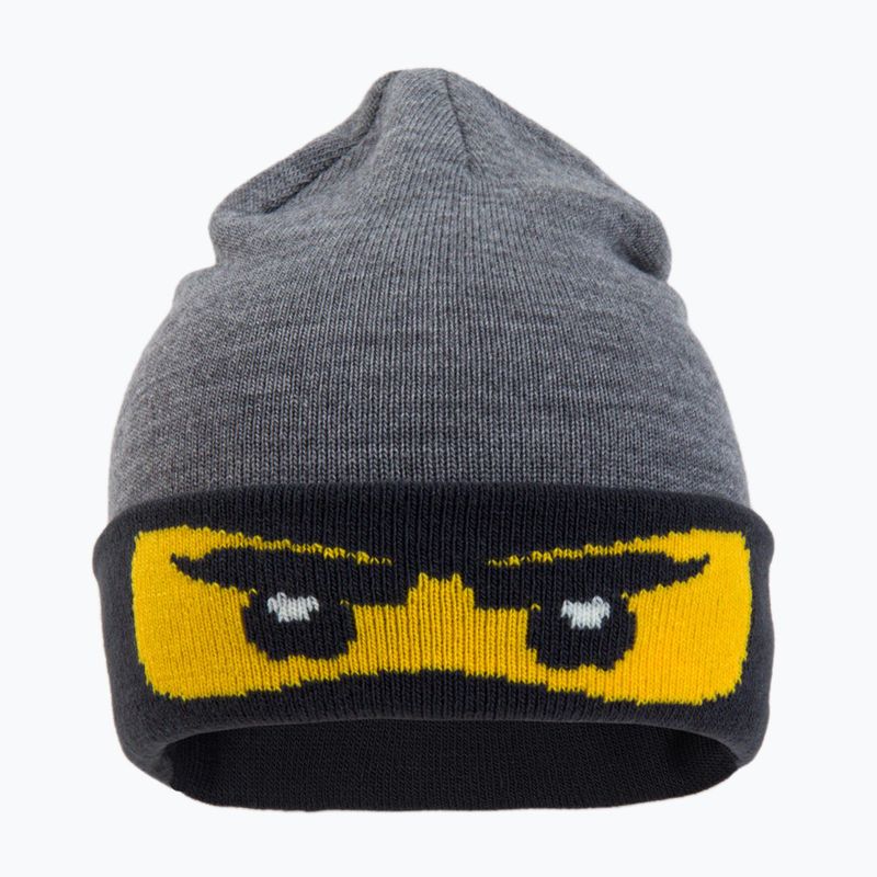 Czapka zimowa dziecięca LEGO Lwantony 710 grey melange