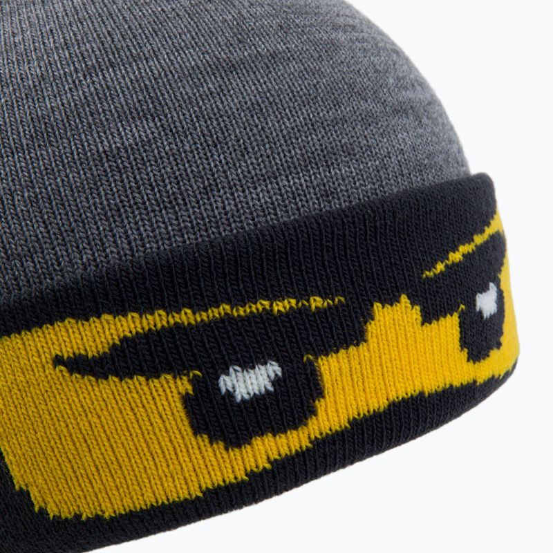 Czapka zimowa dziecięca LEGO Lwantony 710 grey melange 3