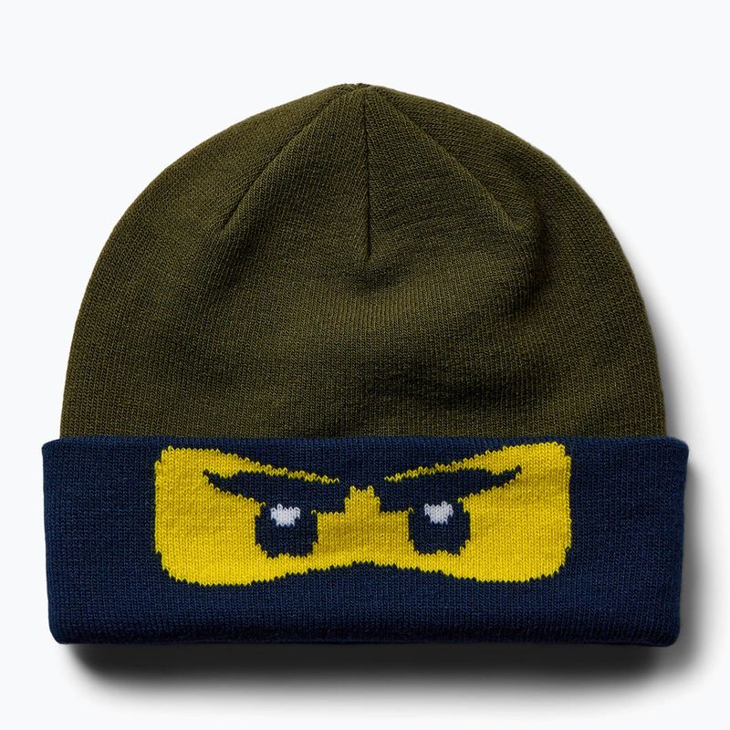 Czapka zimowa dziecięca LEGO Lwantony 710 dark khaki