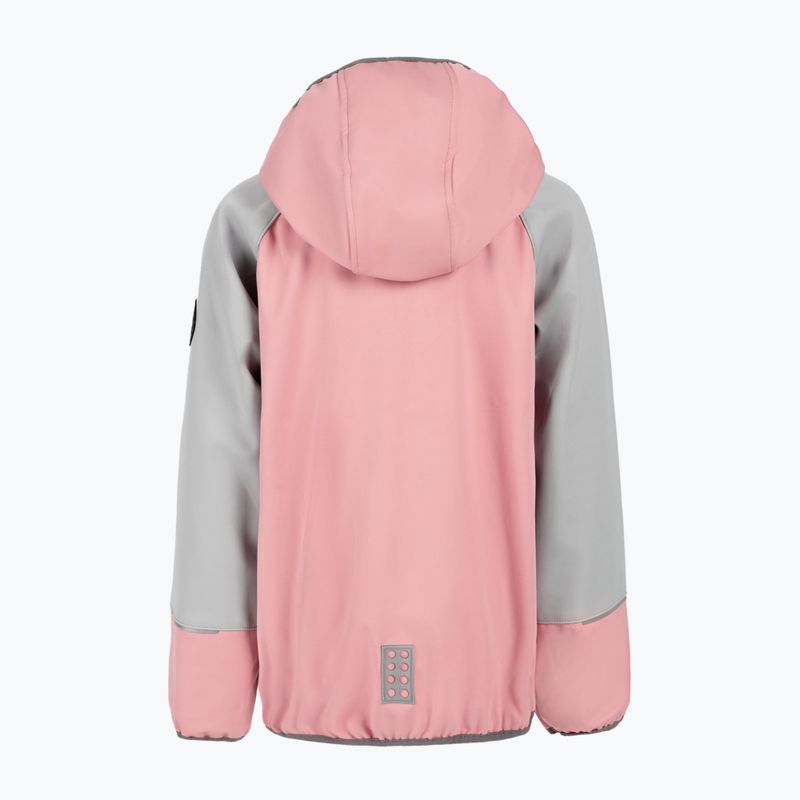 Kurtka softshell dziecięca LEGO Lwsefrit 201 rose 2