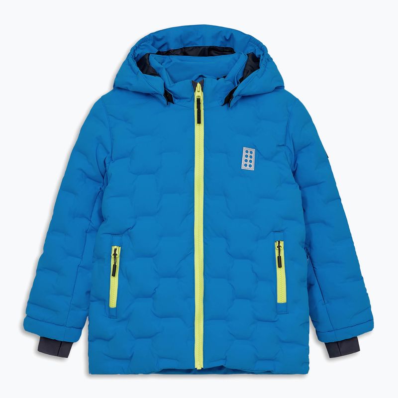 Kurtka narciarska dziecięca LEGO Lwjipe 706 blue/lime 2