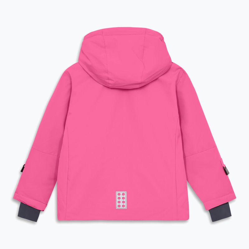 Kurtka narciarska dziecięca LEGO Lwjaz 802 pink 2