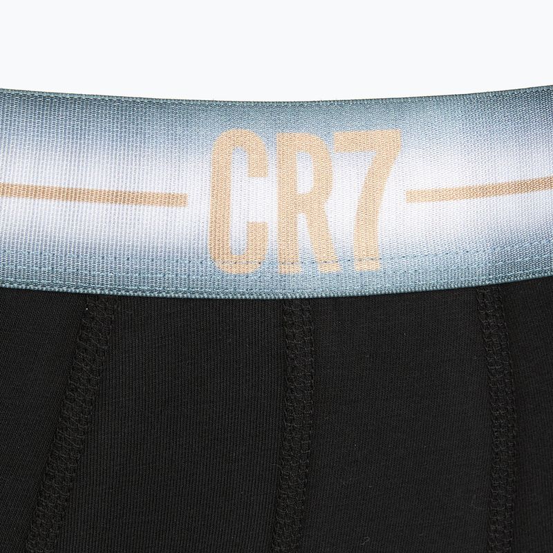 Bokserki męskie CR7 Basic Trunk 3 pary black/ navy blue 4