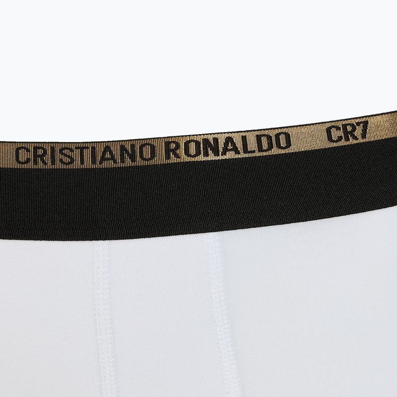 Bokserki męskie CR7 Basic Trunk 3 pary balck/ white/ grey 4