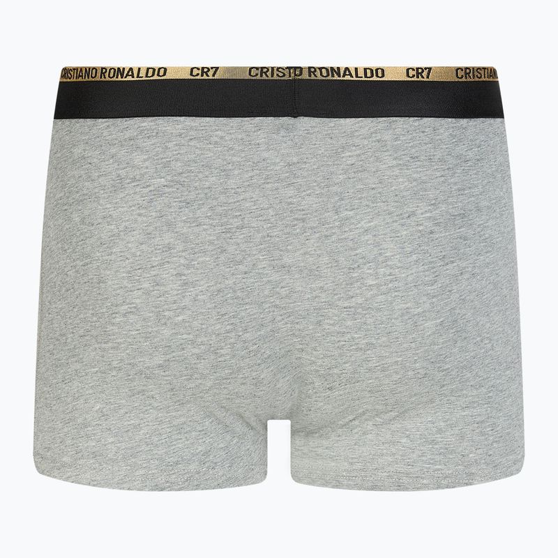 Bokserki męskie CR7 Basic Trunk 3 pary balck/ white/ grey 6