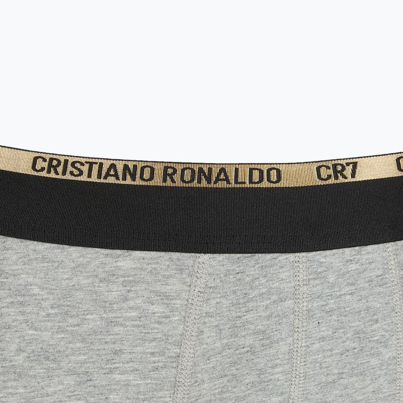 Bokserki męskie CR7 Basic Trunk 3 pary balck/ white/ grey 7